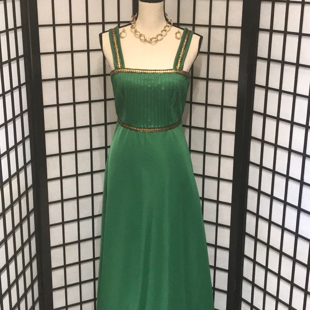 Long Green Dress